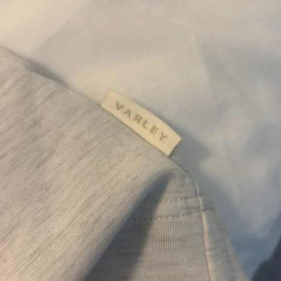 Varley Light Gray Anset wrap jacket SZ XL button closure super soft athleisure - Picture 7 of 16